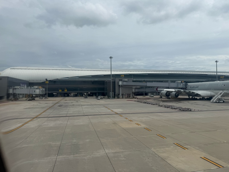 タイ航空(成田=バンコク便:TG641 A330-300)-着陸