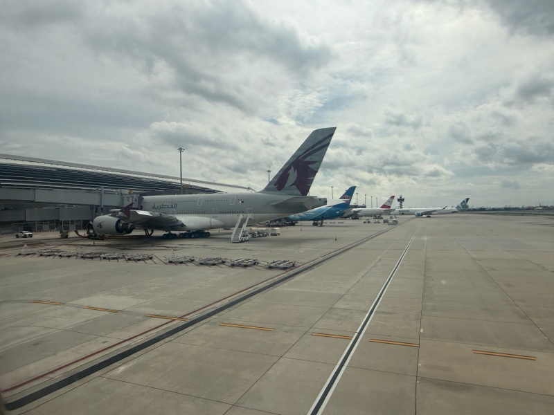 タイ航空(成田=バンコク便:TG641 A330-300)-着陸