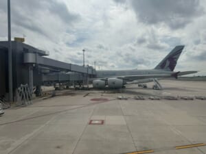 タイ航空(成田=バンコク便:TG641 A330-300)-着陸