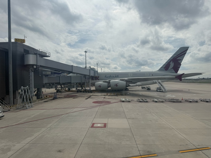 タイ航空(成田=バンコク便:TG641 A330-300)-着陸