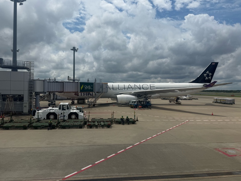 タイ航空(成田=バンコク便:TG641 A330-300)-タキシング