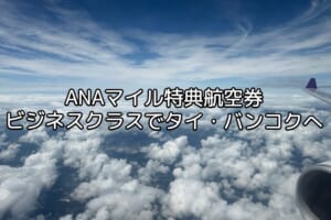 ANAマイル特典航空券（ビジネスクラス）タイ・バンコクへの旅程紹介