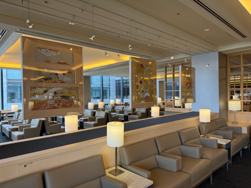 United Club@成田国際空港-ラウンジ内の様子