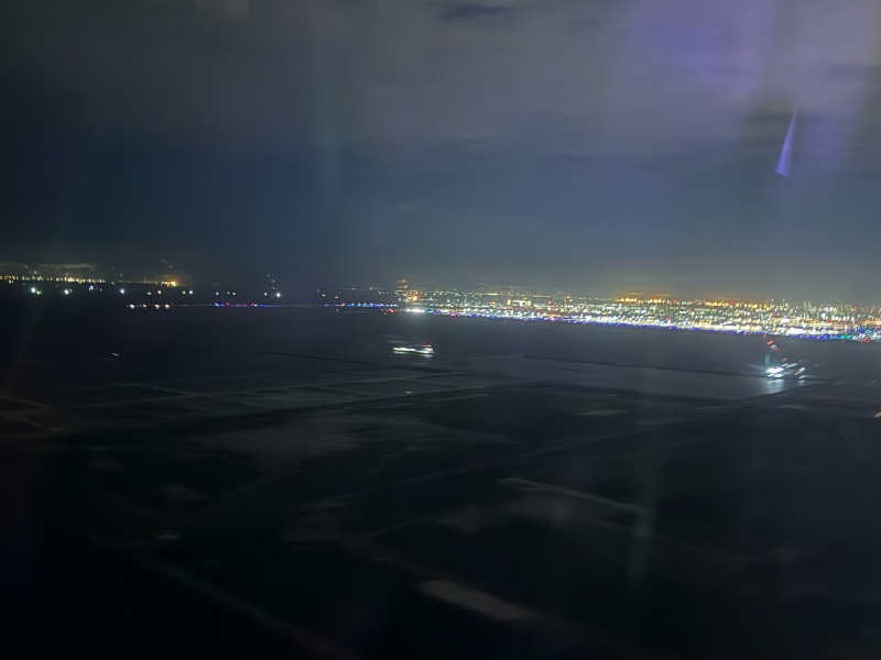 タイ航空(バンコク=羽田便:TG660 A350-900)-着陸